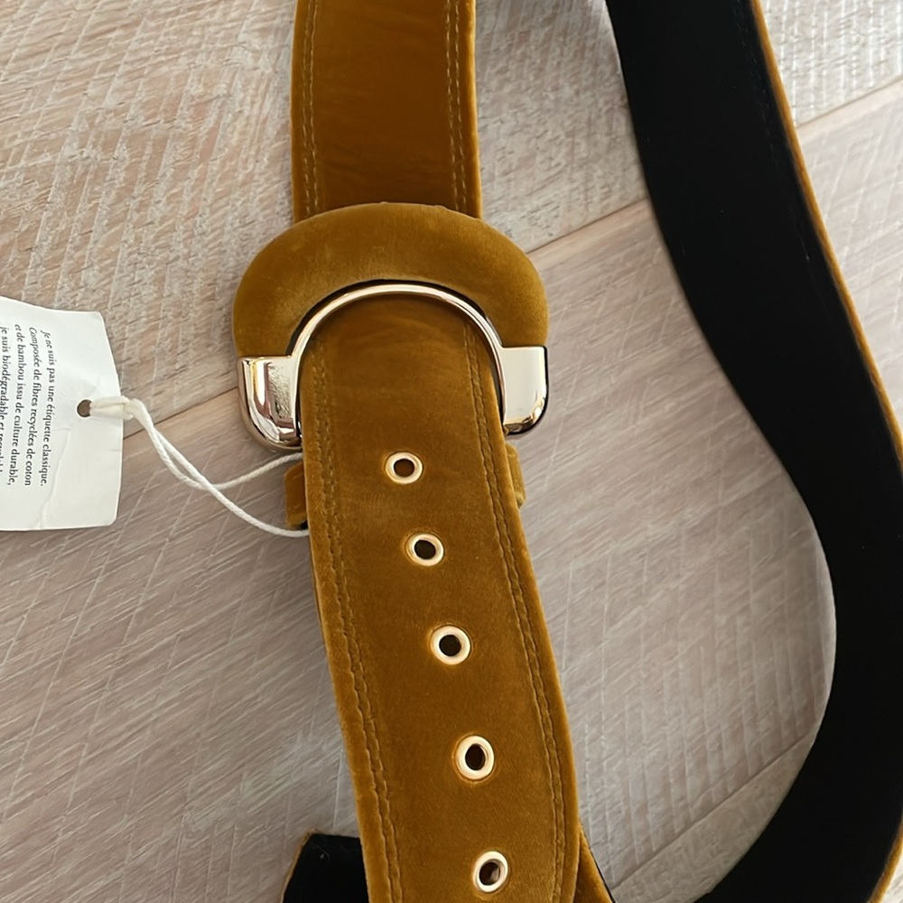 Sezane Ochre Oma Belt.90CM